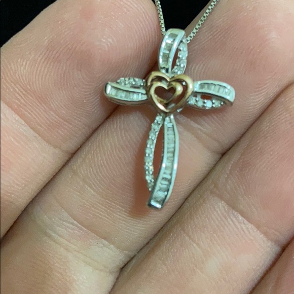 .925 cross with necklace - Picture 3 of 5